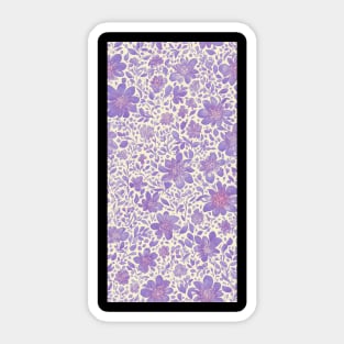 Floral Pattern of Delicacy and Elegance Sticker